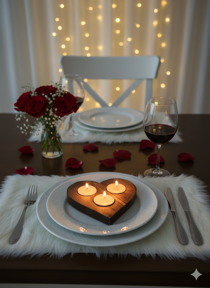 Heart Tea Light Holder Set